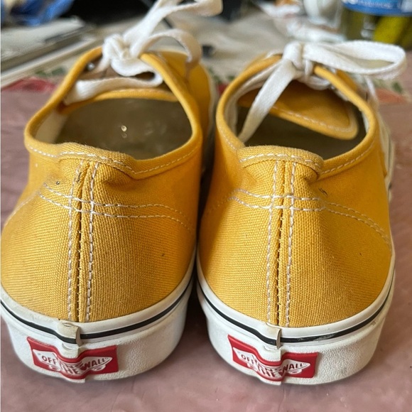 Vans authentic yellow sneakers canvas low top - Picture 5 of 10